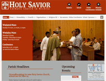 Tablet Screenshot of holy-savior.org